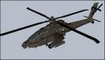 FSX Static Apache Helicopter